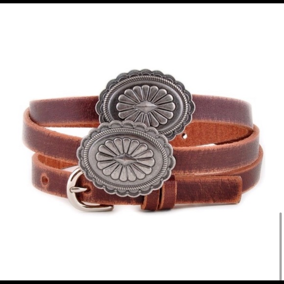 1 left! Boho Western Brown 4 CONCHO gunmetal decor - Picture 8 of 8